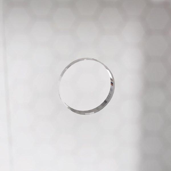 Strømberg Lucca 190 fastvæg med foldedør - Skræddersyet - Krom Strømberg Lucca 190 fastvæg med foldedør - Skræddersyet - Krom