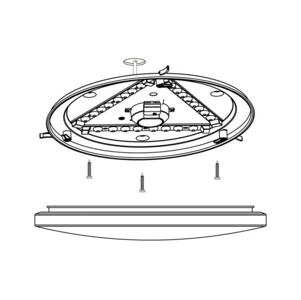 Eglo Frania v&aelig;g- og loftslampe