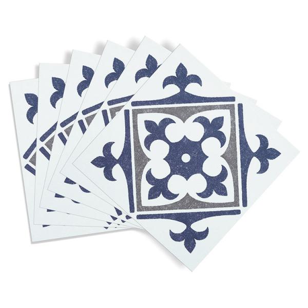 D-C-fix selvkl&aelig;bende fliser til v&aelig;g - Nadia blue