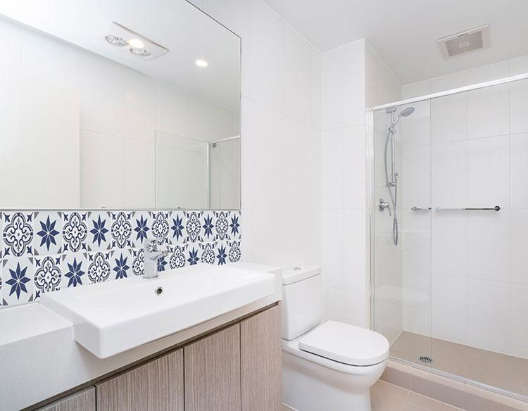 D-C-fix selvkl&aelig;bende fliser til v&aelig;g - Alia blue