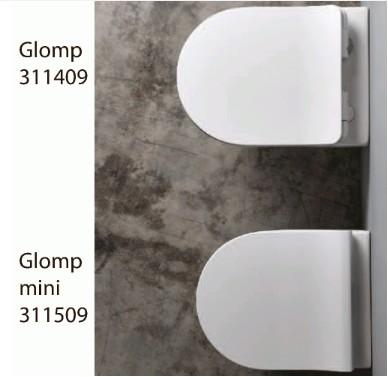 Lavabo Glomp Mini rimless toiletpakke inkl. sæde m/soft-close, cisterne og hvid betjening Lavabo Glomp Mini rimless toiletpakke inkl. sæde m/soft-close, cisterne og hvid betjening