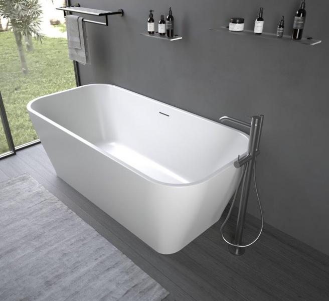 Ideavit Delia fritstående badekar 1700 x 800 mm - Mat hvid Ideavit Delia fritstående badekar 1700 x 800 mm - Mat hvid