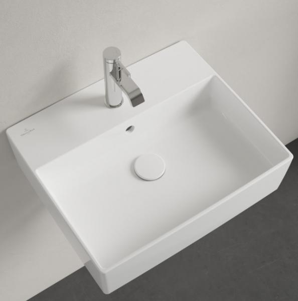 V&B Memento 2.0 50 fritstående bowlevask - 1/3 hanehuller - Med overløb V&B Memento 2.0 50 fritstående bowlevask - 1/3 hanehuller - Med overløb