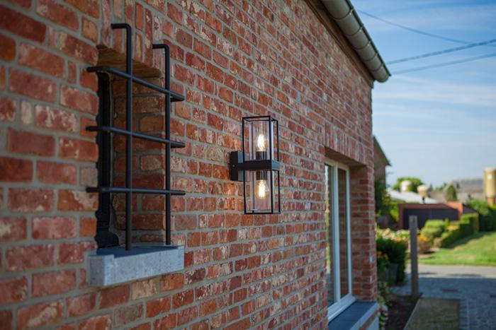 Lutec Tradition Flair dobbelt udendørslampe til væg - Mat sort Lutec Tradition Flair dobbelt udendørslampe til væg - Mat sort