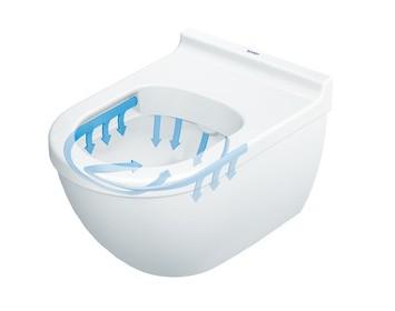 Duravit Starck 3 Rimless v&aelig;gh&aelig;ngt toilet m/wondergliss