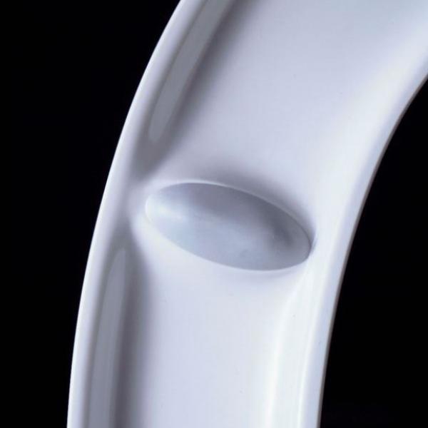 Pressalit T 2 toilets&aelig;de m/ l&aring;g - Hvid