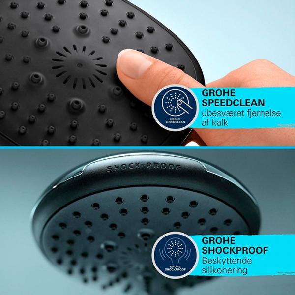 Grohe Vitalio Comfort 110 håndbruser m/2 sprays og Water Saving Grohe Vitalio Comfort 110 håndbruser m/2 sprays og Water Saving