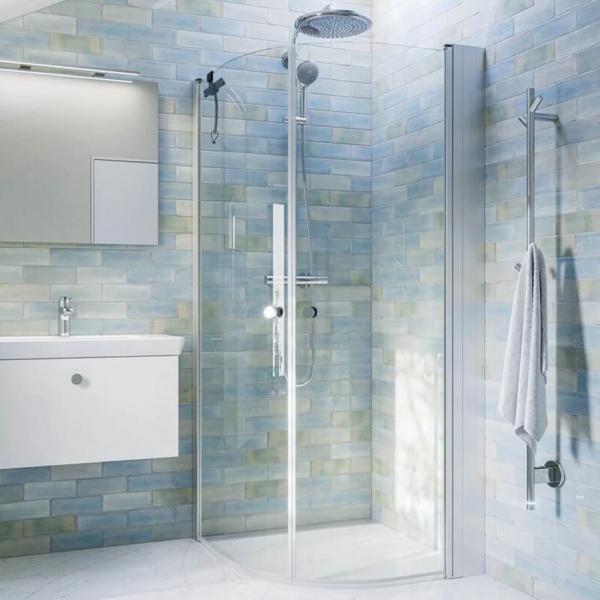 Dansani Hydra håndklædetørrer - 7,5x140 cm - Poleret rustfrit stål Dansani Hydra håndklædetørrer - 7,5x140 cm - Poleret rustfrit stål