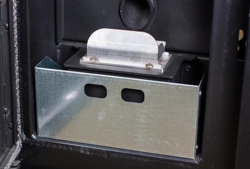 Lang&aring; Karen Tr&aelig;pilleovn 40 kg pilletank - Sort