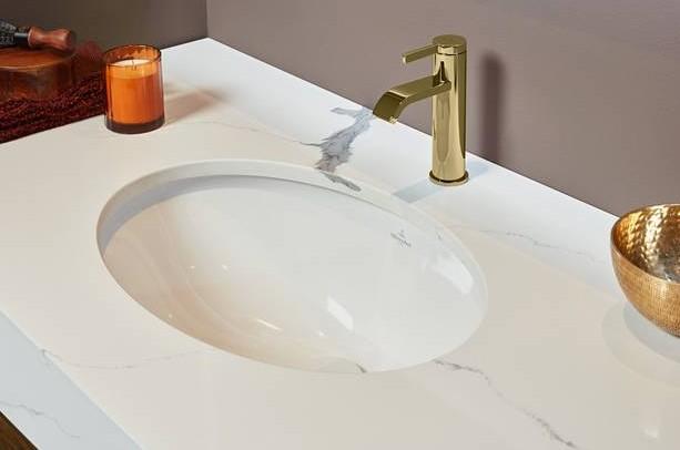 Villeroy & Boch Evana 50 h&aring;ndvask t/underlimning - Med overl&oslash;b