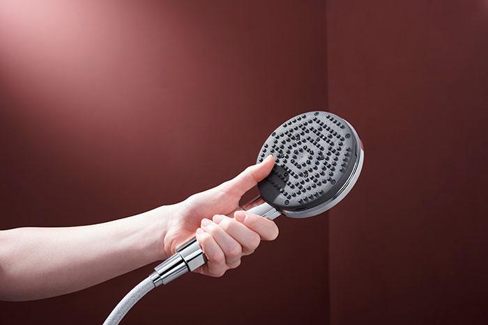 hansgrohe Raindance Alive S Showerpipe 300 2jet m/ShowerSelect Comfort og EcoSmart - Krom