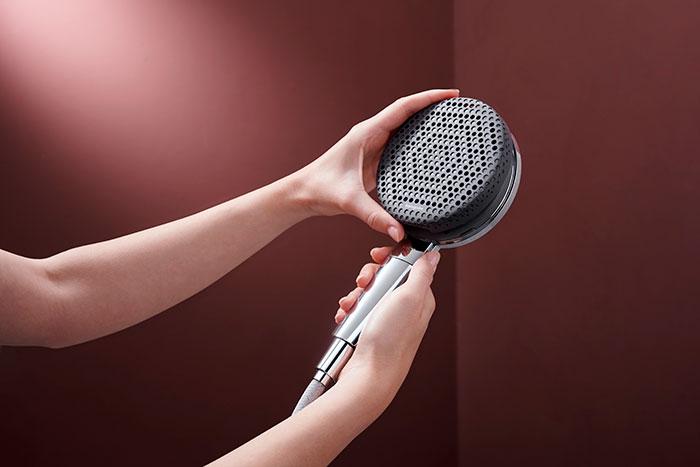 hansgrohe Raindance Alive Q Showerpipe 200/340 1jet m/ShowerSelect Comfort og EcoSmart - Krom