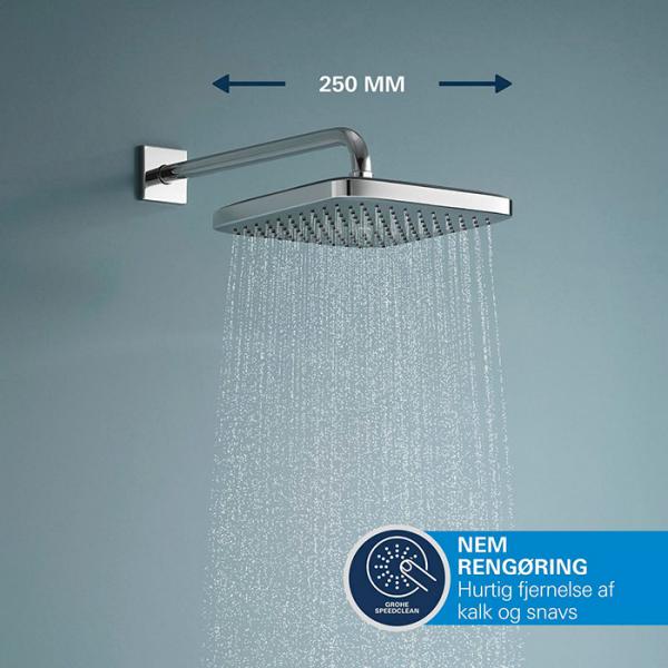 Grohe Precision Cube komplet brusesystem til indbygning Grohe Precision Cube komplet brusesystem til indbygning