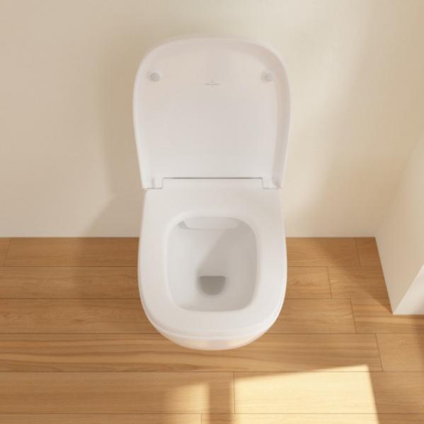 Villeroy & Boch Antheus Rimless v&aelig;gh&aelig;ngt toilet m/Ceramic+ - Hvid