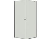 Dansani bruseniche - Firkantet m. fast v�g - Krom